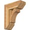 Ekena Millwork Westlake Slat Rough Sawn Bracket w/ Offset Brace, Western Red Cedar, 8"W x 20"D x 24"H BKT0806X20X24WTL06RWR - alternate 1